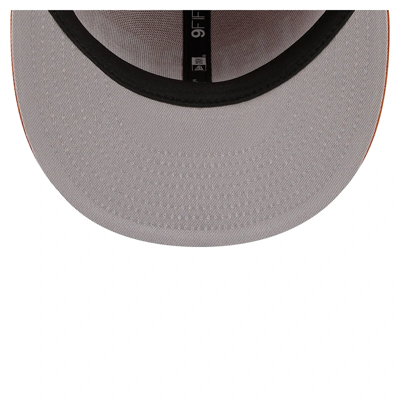 Men's New Era Texas Orange Texas Longhorns Go Team 9FIFTY Snapback Hat
