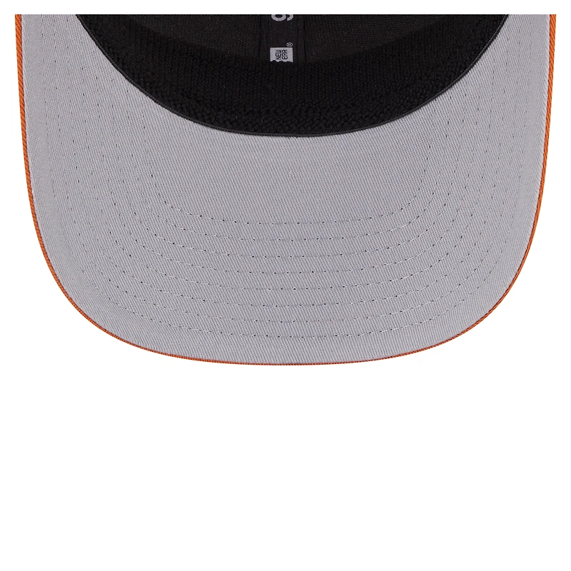 Casquette camionneur extensible à boutons-pression Texas Longhorns Primary 9SEVENTY de New Era pour homme, orange