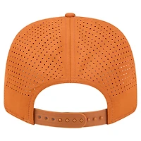 Casquette ajustable New Era Texas Orange Texas Longhorns Script Performance Rope 9SEVENTY pour homme