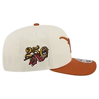Men's New Era White/Texas Orange Texas Longhorns America's 250th 9SEVENTY Adjustable Hat