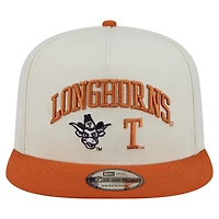 Men's New Era White Texas Longhorns Collegiate 9FIFTY A-Frame Snapback Hat