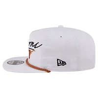 Men's New Era  White Texas Longhorns Team Rope 19TWENTY Adjustable Hat