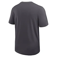 Men's Nike Anthracite Texas Longhorns 2025 Sideline UV Dri-FIT Coach Shirt