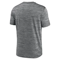 T-shirt Nike anthracite Texas Longhorns Campus Center Stack Velocity Performance pour homme