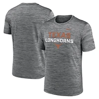 Men's Nike Anthracite Texas Longhorns Campus Center Stack Velocity Dri-FIT T-Shirt