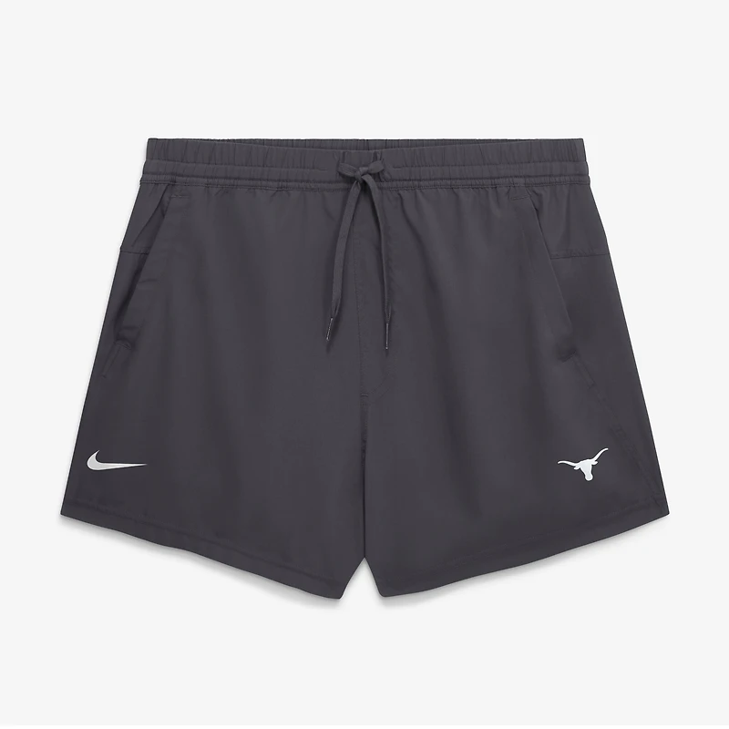 Men's Nike Anthracite Texas Longhorns Primary Logo Form Shorts