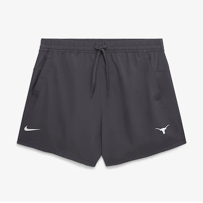 Men's Nike Anthracite Texas Longhorns Primary Logo Form Shorts