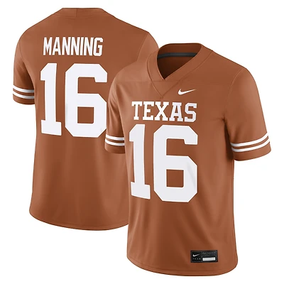 Men's Nike Arch Manning Texas Orange Longhorns Home Game Football Jersey