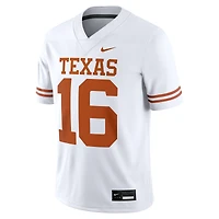 Maillot de match Nike Arch Manning blanc des Texas Longhorns pour homme