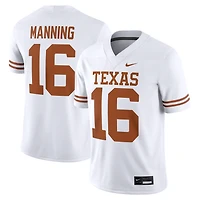 Men's Nike Arch Manning  White Texas Longhorns Road Game Football Jersey