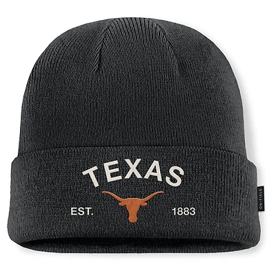 Bonnet à revers Nike noir Texas Longhorns 2025 Military Appreciation pour homme