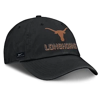 Casquette ajustable Nike noire Texas Longhorns 2025 On-Field Club pour homme