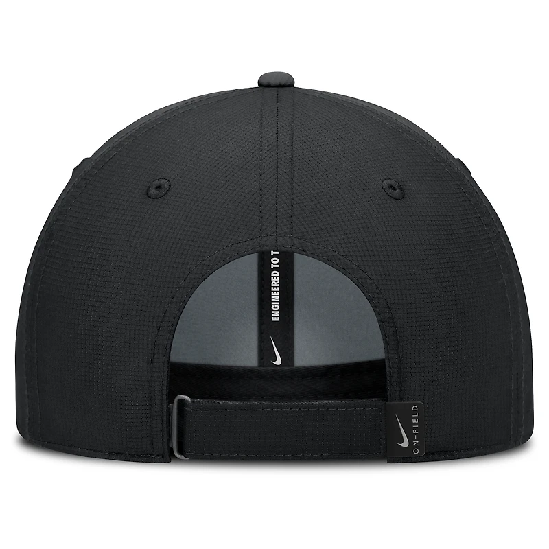Casquette ajustable Nike noire Texas Longhorns 2025 On-Field Gameday Club pour homme