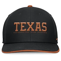 Casquette ajustable Nike noire Texas Longhorns 2025 On-Field Pro Performance pour homme