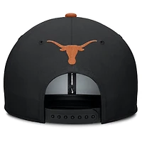Casquette ajustable Nike noire Texas Longhorns 2025 On-Field Pro Performance pour homme