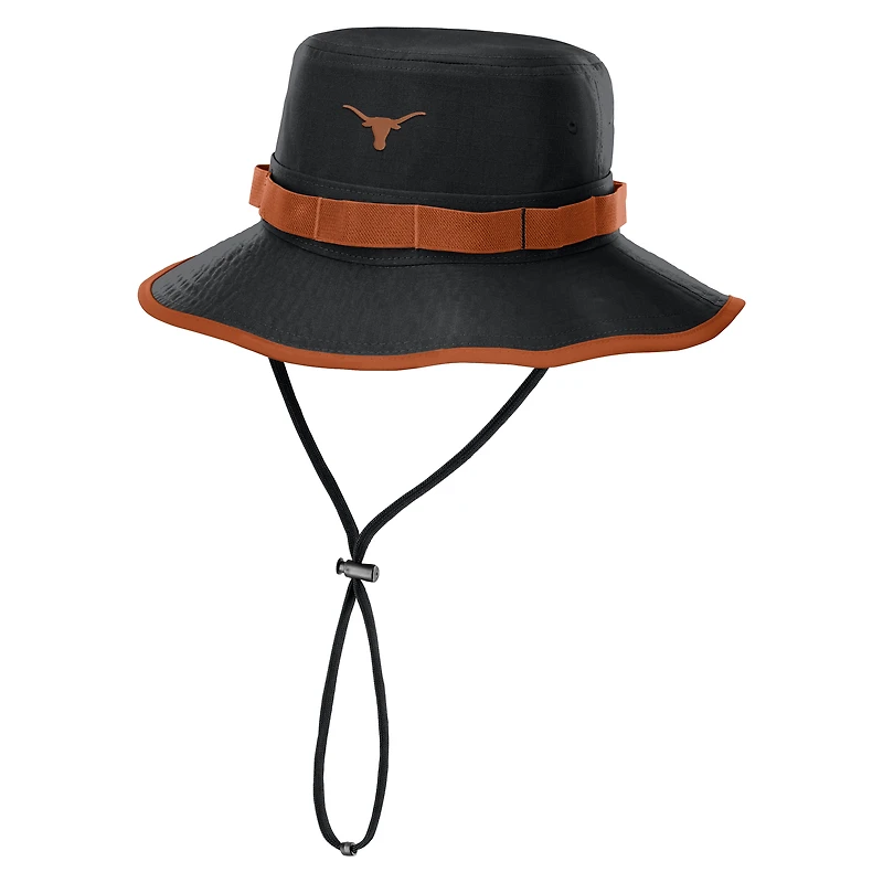 Bob Nike noir Texas Longhorns 2026 Sideline pour homme