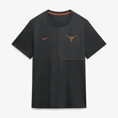 Men's Nike Texas Orange Longhorns 2026 Sideline UV Dri-FIT Coaches Shirt