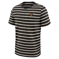 Men's Nike Black Texas Longhorns Athletic Prep Legacy Summit Stripe T-Shirt