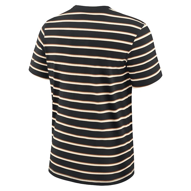 Men's Nike Black Texas Longhorns Athletic Prep Legacy Summit Stripe T-Shirt