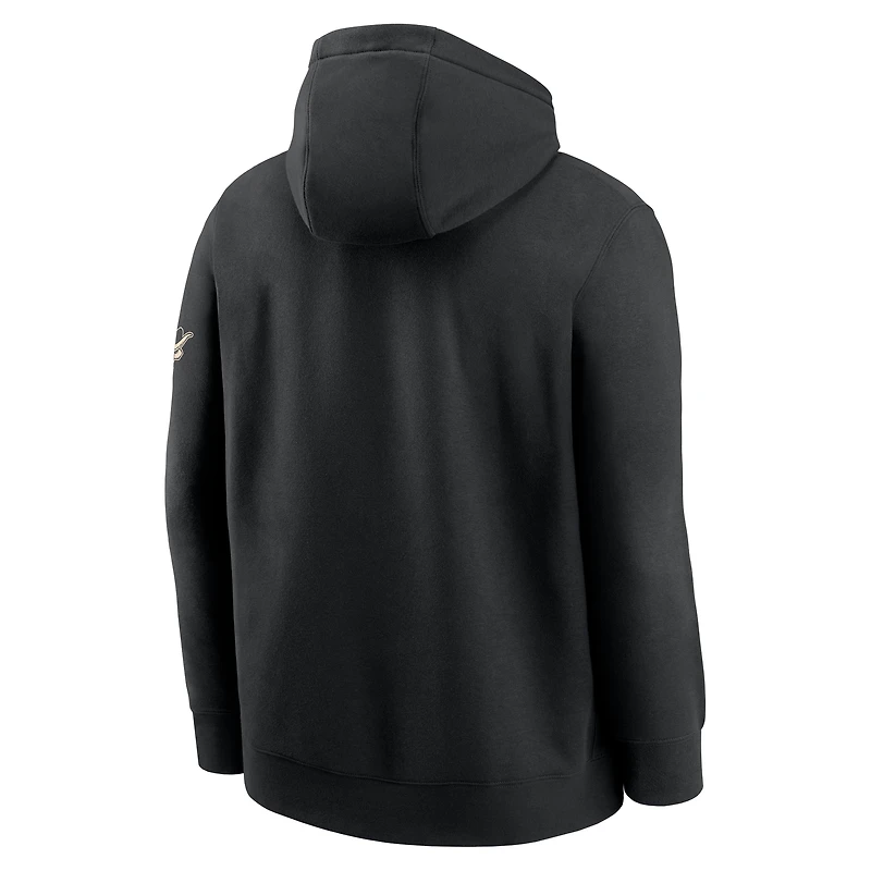 Men's Nike Black Texas Longhorns Club Fleece Fashion Hoodie