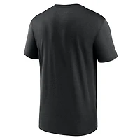 T-shirt Nike noir Texas Longhorns pour homme avec logo Legend Performance