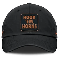 Casquette ajustable Nike noire Texas Longhorns Local Club pour homme
