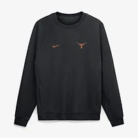 Men's Nike Black Texas Longhorns Premium Performance Raglan Dri-FIT Sweatshirt