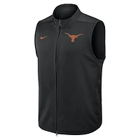 Men's Nike Black Texas Longhorns Primetime Victory Performance Full-Zip Vest