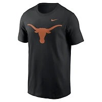 T-shirt Nike noir Texas Longhorns Primetime Evergreen pour homme