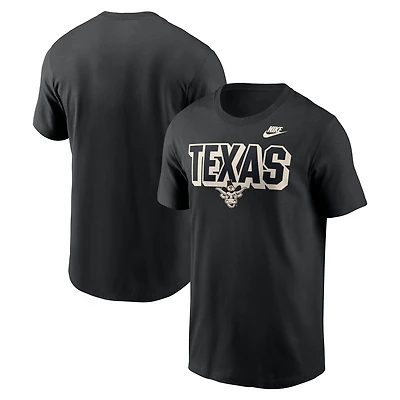 Men's Nike Black Texas Longhorns Team Bold T-Shirt