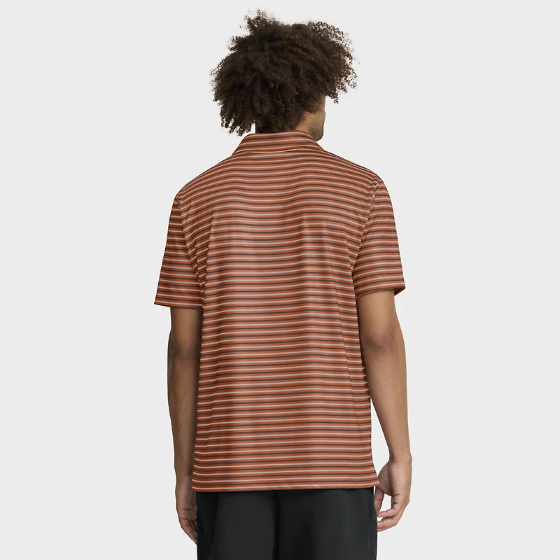 Men's Nike Burnt Orange Texas Longhorns 2025 Coaches Premium Tour Stripe Dri-FIT Polo