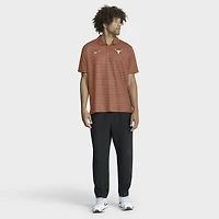 Men's Nike Burnt Orange Texas Longhorns 2025 Coaches Premium Tour Stripe Dri-FIT Polo