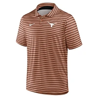 Men's Nike Burnt Orange Texas Longhorns 2025 Coaches Premium Tour Stripe Dri-FIT Polo