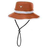 Men's Nike Burnt Orange Texas Longhorns 2025 Sideline Apex Boonie Performance Bucket Hat