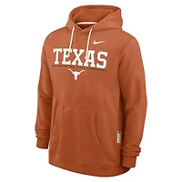 Men's Nike Burnt Orange Texas Longhorns 2025 Sideline Standard Issue Dri-FIT Hoodie
