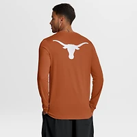 Men's Nike Burnt Orange Texas Longhorns Primetime Campus 2-Hit Legend Dri-FIT Long Sleeve T-Shirt