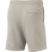 Men's Nike Cream Texas Longhorns Fleece Shorts