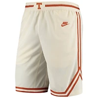 Short de basket-ball Nike Texas Longhorns Retro Replica Performance crème pour homme