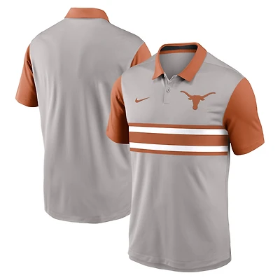 Men's Nike Gray/Texas Orange Texas Longhorns Vapor Dri-FIT Polo