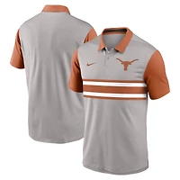 Men's Nike Gray/Texas Orange Texas Longhorns Vapor Dri-FIT Polo