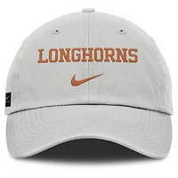 Casquette ajustable Nike grise Texas Longhorns 2025 On-Field Gameday Club pour homme