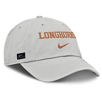 Casquette ajustable Nike grise Texas Longhorns 2025 On-Field Gameday Club pour homme