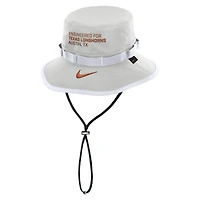 Bob Nike orange brûlé Texas Longhorns 2025 Sideline Apex Boonie Performance pour homme