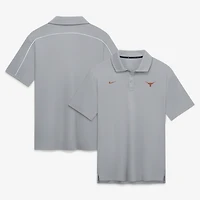 Polo Nike gris Texas Longhorns pour homme, technologie Dri-FIT