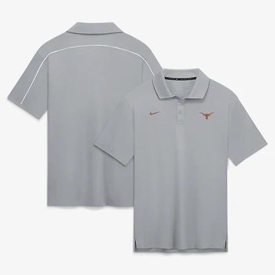 Men's Nike Gray Texas Longhorns Par Dri-FIT Polo