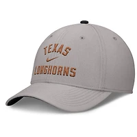 Casquette Nike grise Texas Longhorns Rise Prep Performance Flex pour homme