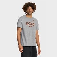 Men's Nike Heather Gray Texas Longhorns Legacy Arch T-Shirt