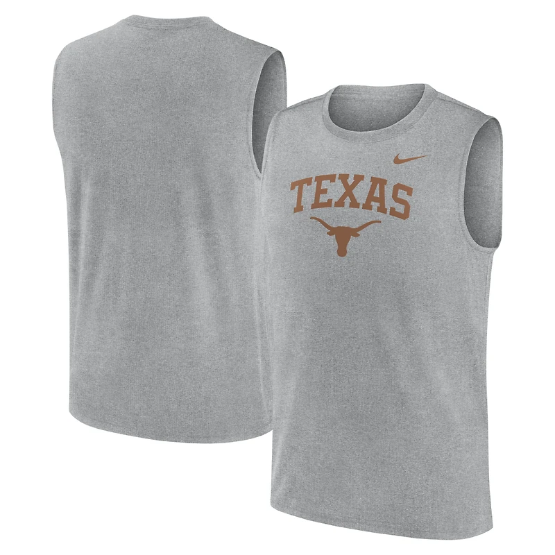 Men's Nike Texas Orange Longhorns Primetime Legend Arch Dri-FIT Muscle Tank Top