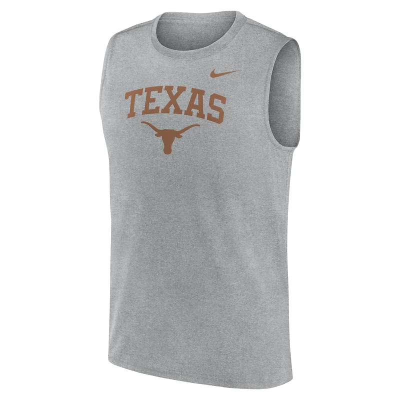 Men's Nike Texas Orange Longhorns Primetime Legend Arch Dri-FIT Muscle Tank Top