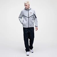 Sweat à capuche zippé Nike Tech Fleece Texas Longhorns gris chiné pour homme